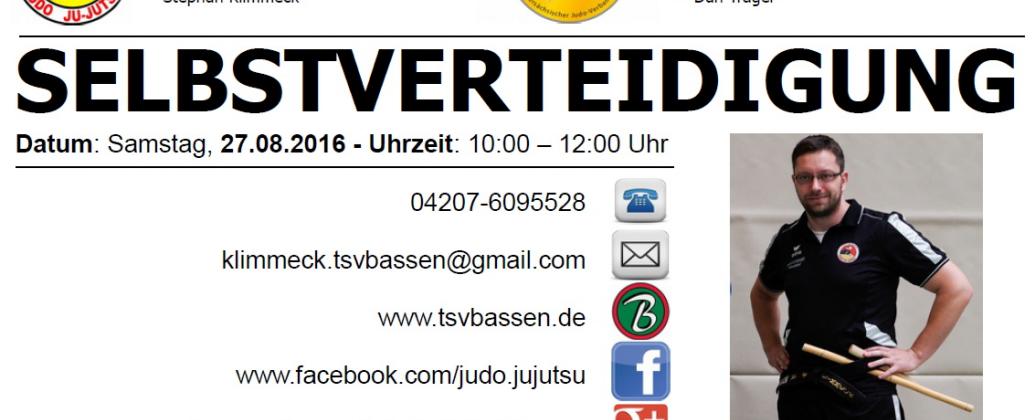 Selbstverteidigung beim TSV Bassen - Unverbindlich und kostenlos ausprobieren