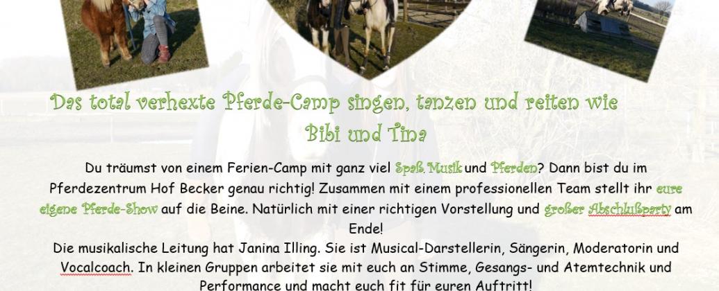 Sommerferien - Pferde - Camp