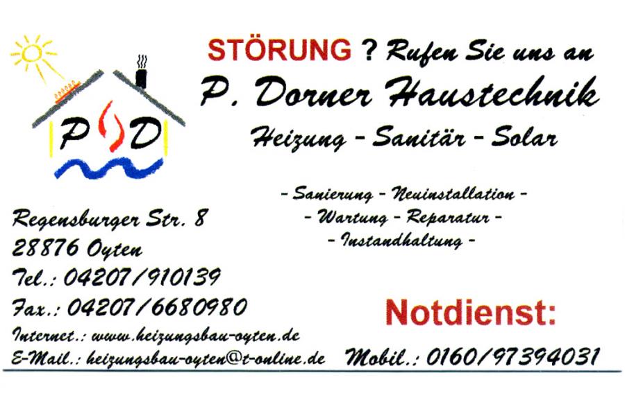 P. Dorner Haustechnik - Heizung - Sanitär - Solar